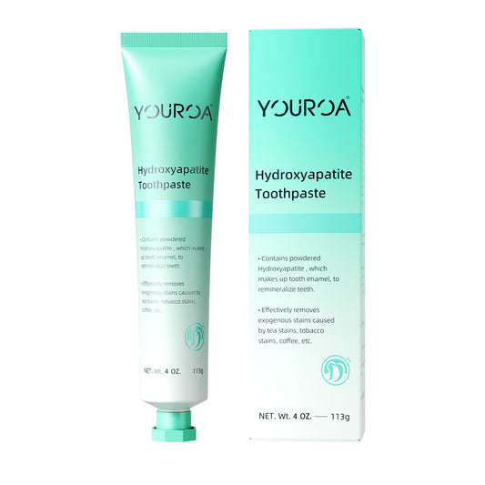 YOUROA Fluoride-Free Nano Hydroxyapatite Toothpaste for Remineralizing Enamel and Relieving Sensitive Teeth, Whitening, Anti-Plaque, Natural Mint, 1 Tubes ,4 OZ, Made in USA